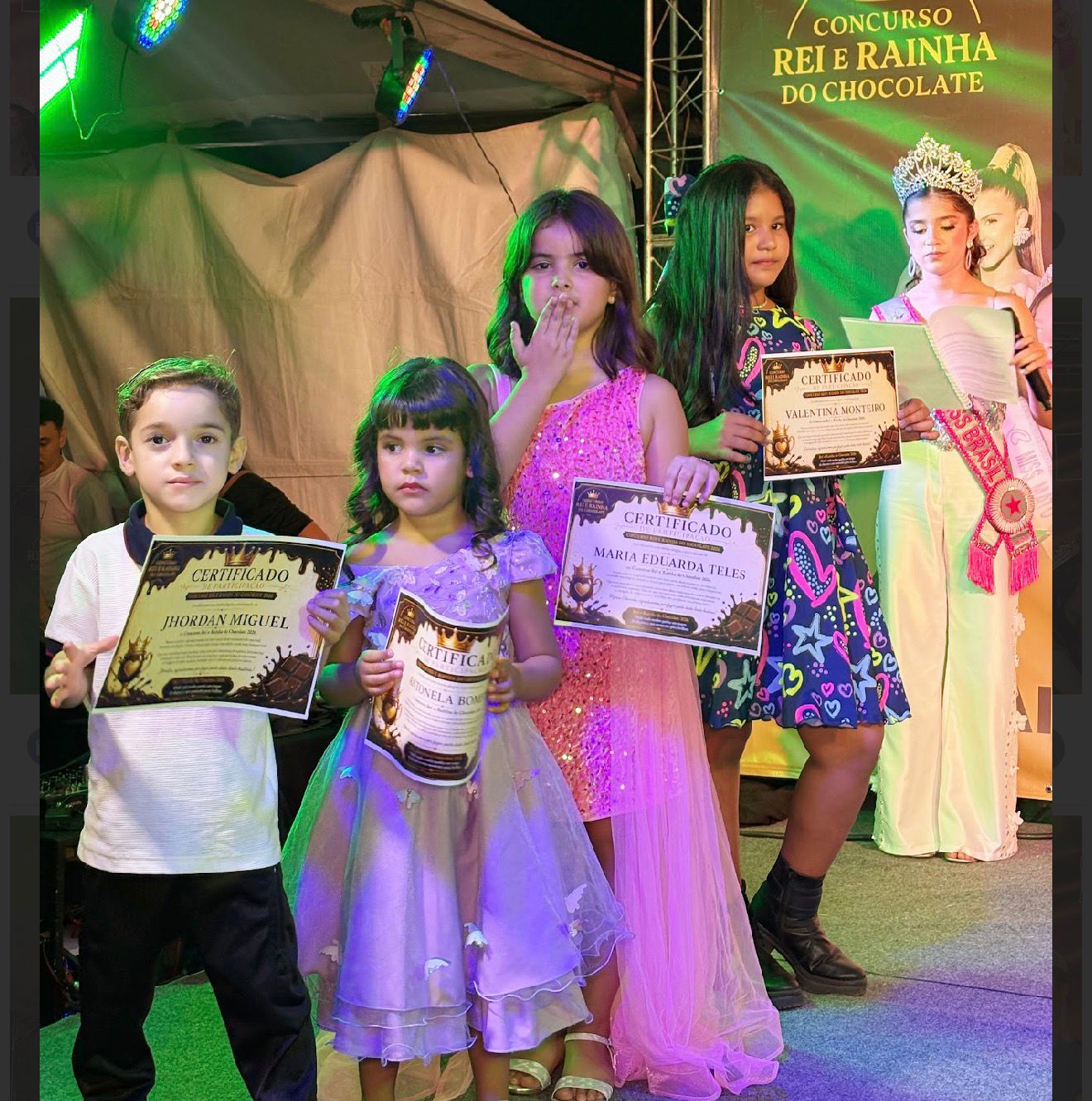 Concurso Rainha do Chocolate celebra sonhos e coroa vencedores durante o Festival do Chocolate